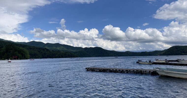 週末の野尻湖で